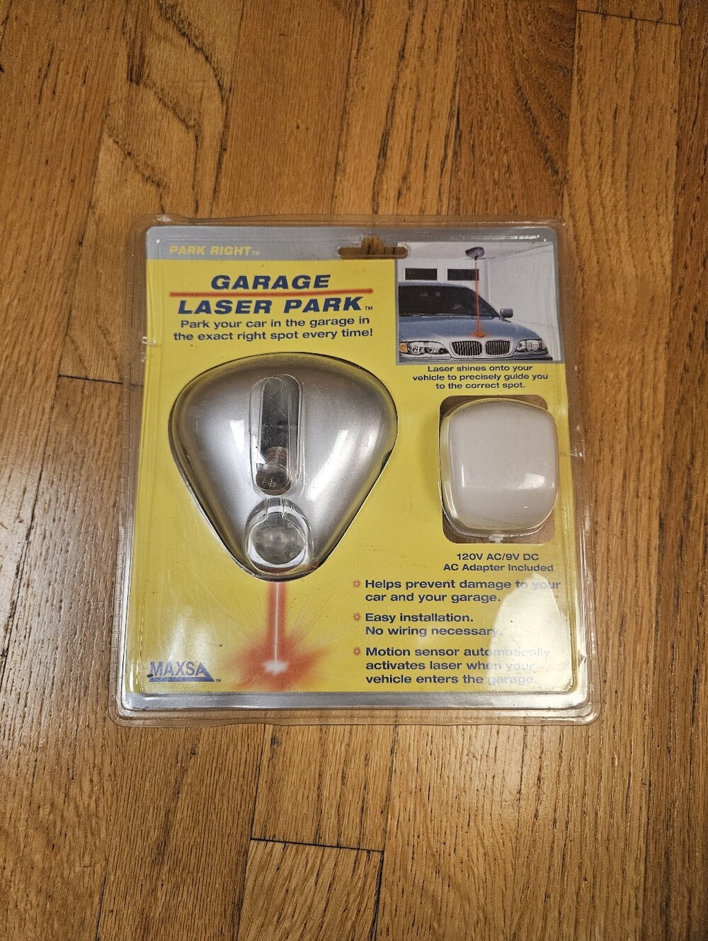 Maxsa Innovations 37311 Park Right Garage Laser Park For One Car New Sealed